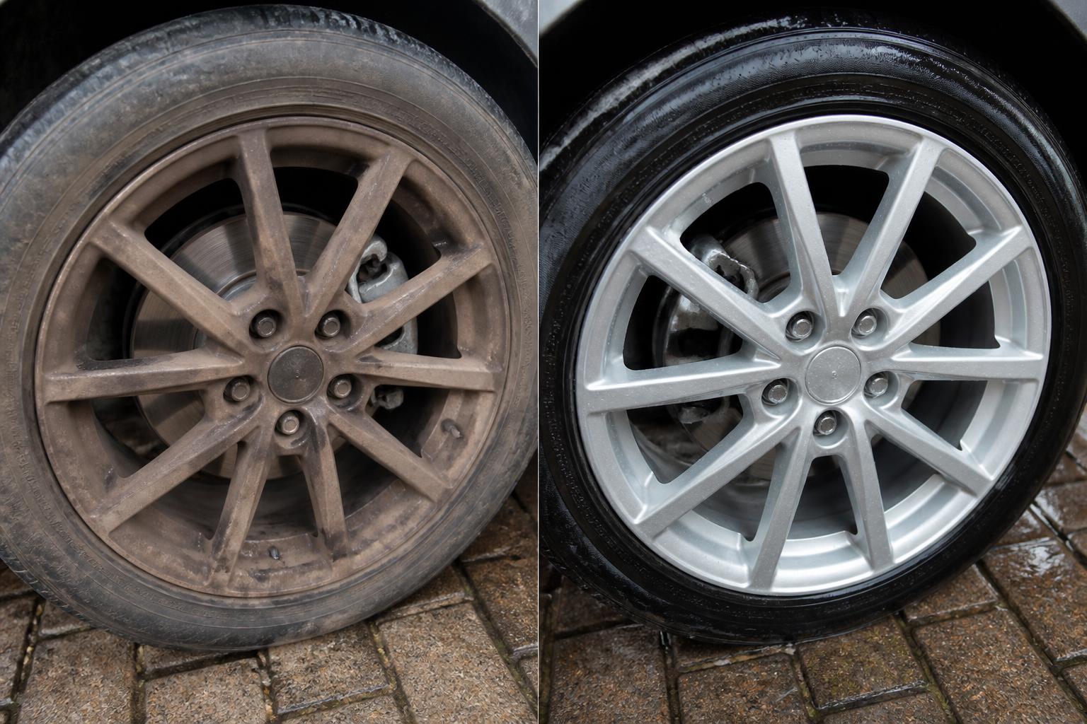 Ceramic coating water beading