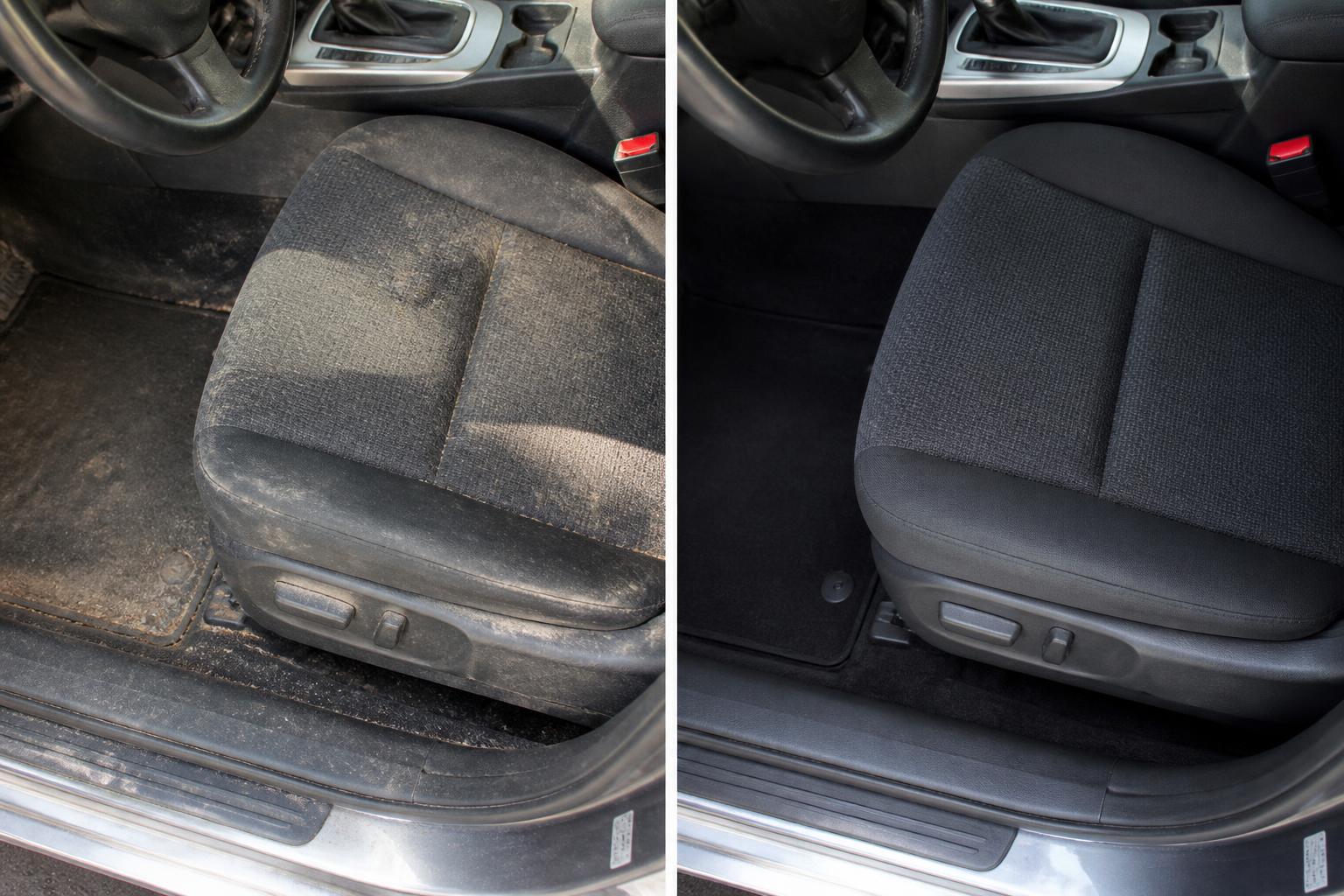 Detailed leather interior